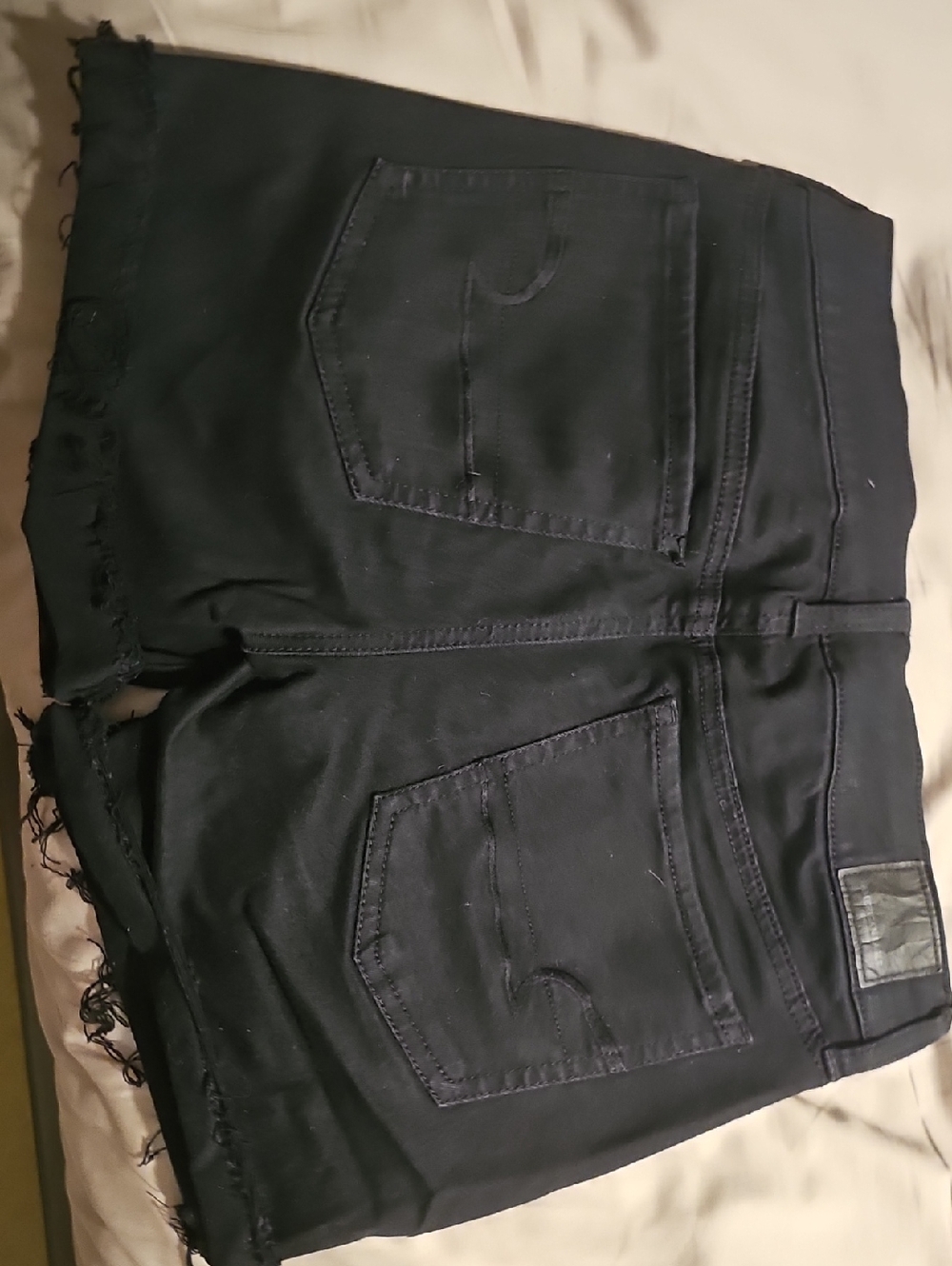 American Eagle Outfitters Black Denim Jean Shorts